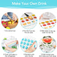 Round Pop Up Ice Cube Mold Trays