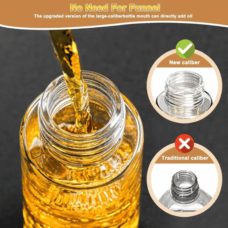 Olive Oil Sprayer and Dispenser Bottle