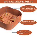 Square Silicone Air Fryer Liners