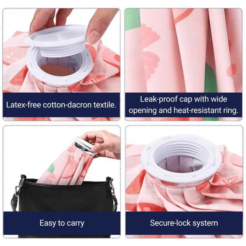 Hot & Cold Ice Pack Bag for Pain Relief (9 Inch)