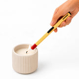 Matchstick Lighter, Long Handle Refillable Butane Gas Flame Lighter for Kitchen Stove, Candles, BBQ & Camping, Compact & Portable