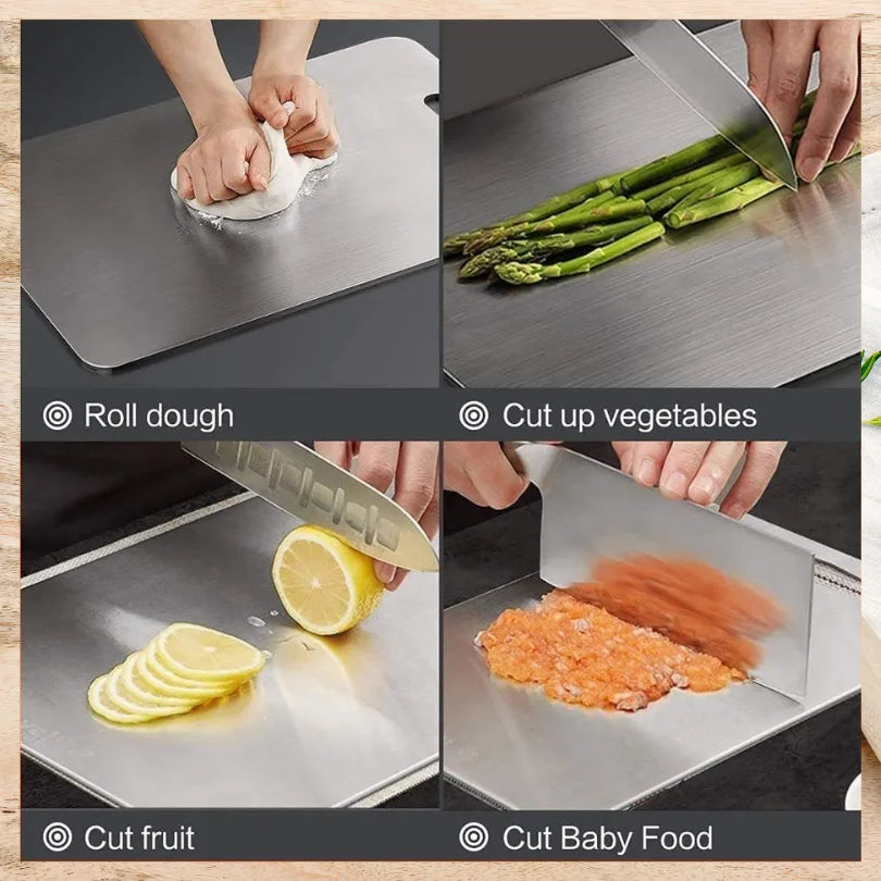 Premium Stainless Steel Chopping Board (36CM X 25CM)