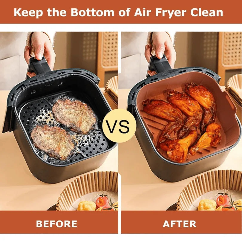 Square Silicone Air Fryer Liners