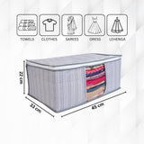 Non-Woven Saree Organizer Bags (Pack of 3)