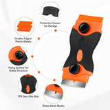 Glue Remover Cleaning Scraper Tool with 5 Plastic & 5 Metal Blades