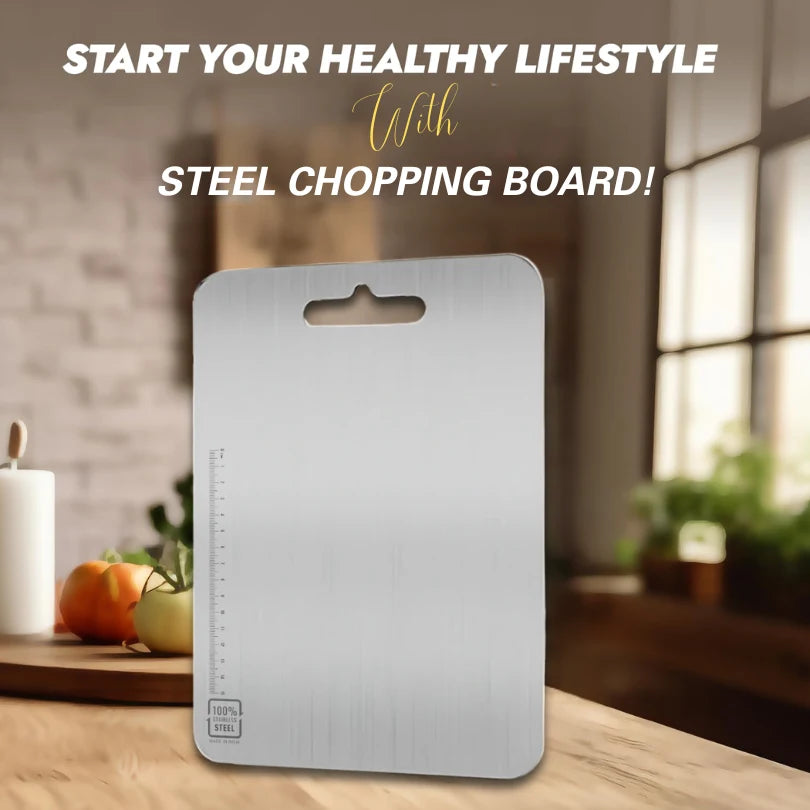 Premium Stainless Steel Chopping Board (36 CM X 25 CM)