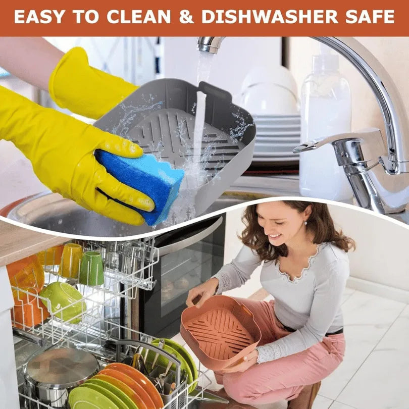 Square Silicone Air Fryer Liners