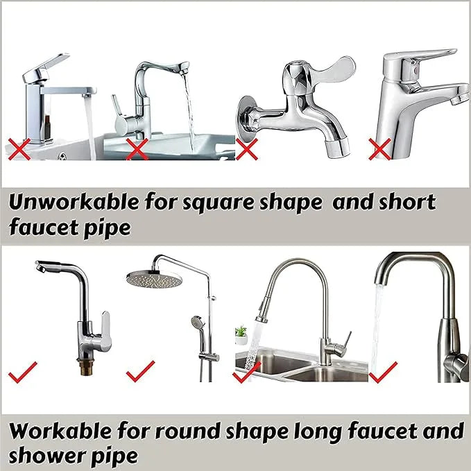 Adjustable Stainless Steel Sink Faucet Shelf Organizer