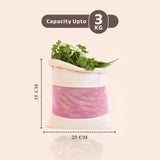 Cotton Vegetable Bag (Pack of 3)