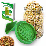 Sprout Maker Jar with Drainage Stand and Recipe E-Book