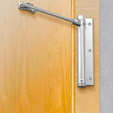 Automatic Door Closer with Adjustable Spring Tension
