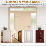 Automatic Door Closer with Adjustable Spring Tension