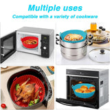 Silicone Air Fryer Liner with Handles | Flexible, Durable & Reusable