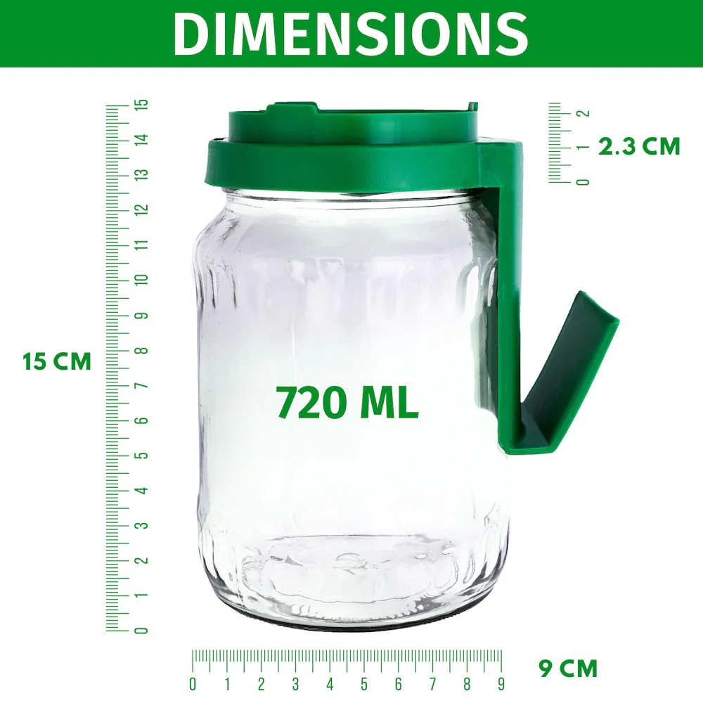 Go Store Sprout Maker Jar with E-Book of 50+ Healthy Recipes