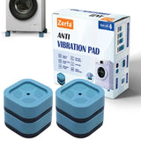 Zerfa Anti-Vibration Washing Machine Feet Pads (Blue)