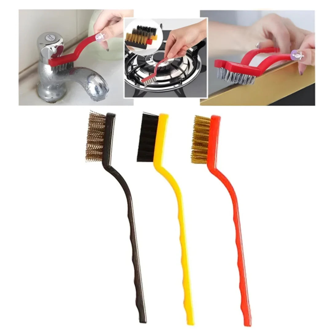 Mini Wire Brush (Set Of 3)