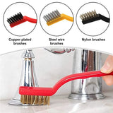 Mini Wire Brush (Set Of 3)
