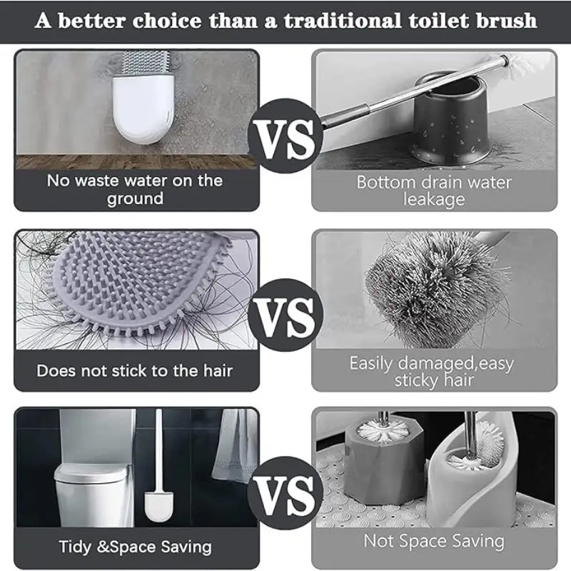 Toilet Brush and Holder Set