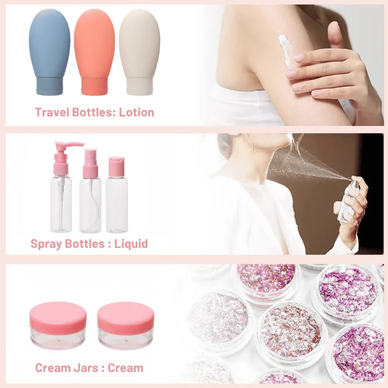 Leak-Proof Travel Bottles Kit (11 Pcs)
