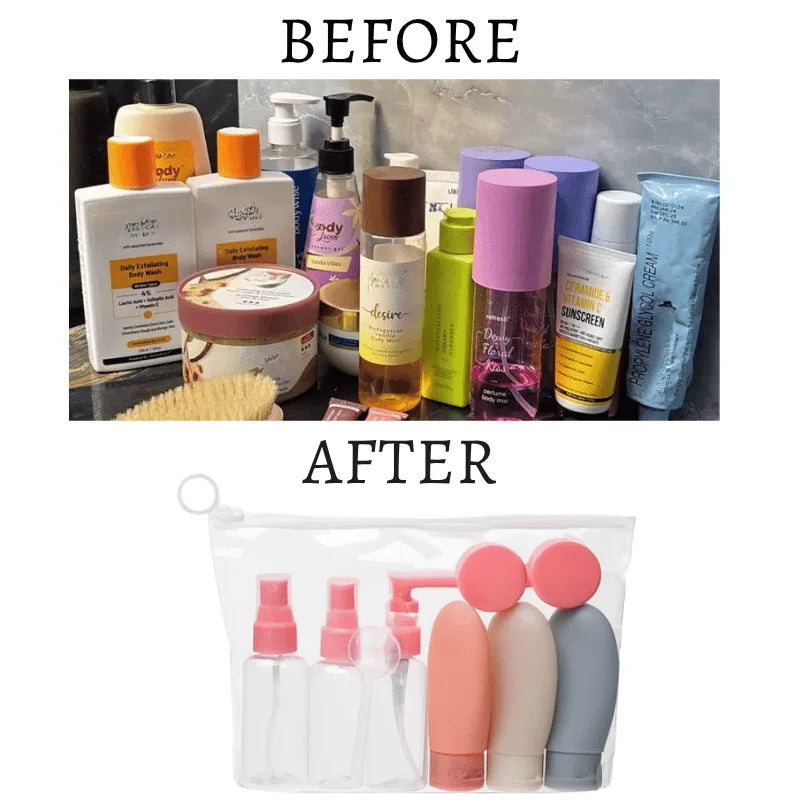 Leak-Proof Travel Bottles Kit (11 Pcs)