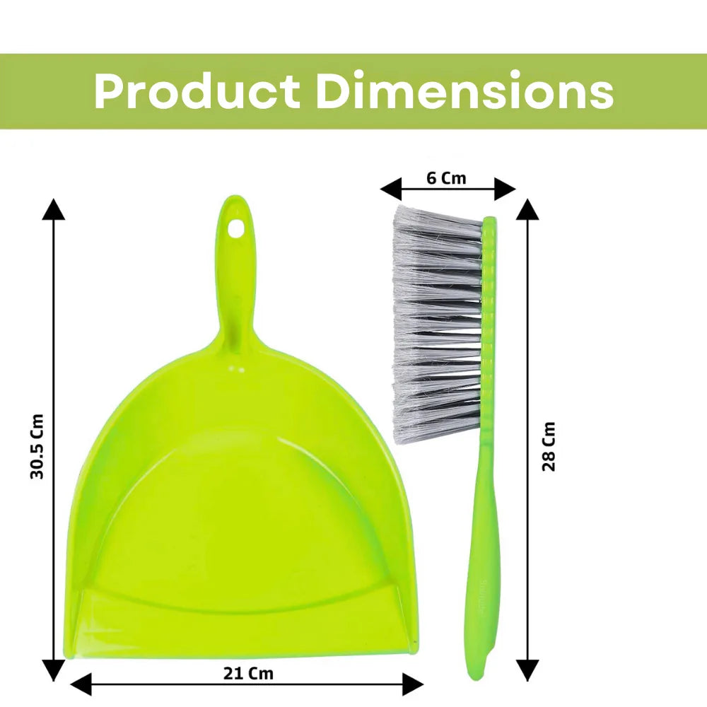 Dustpan with Multi-Purpose Dusting Brush