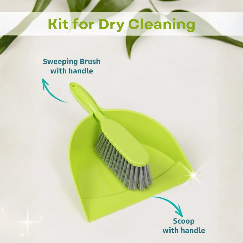 Dustpan with Multi-Purpose Dusting Brush