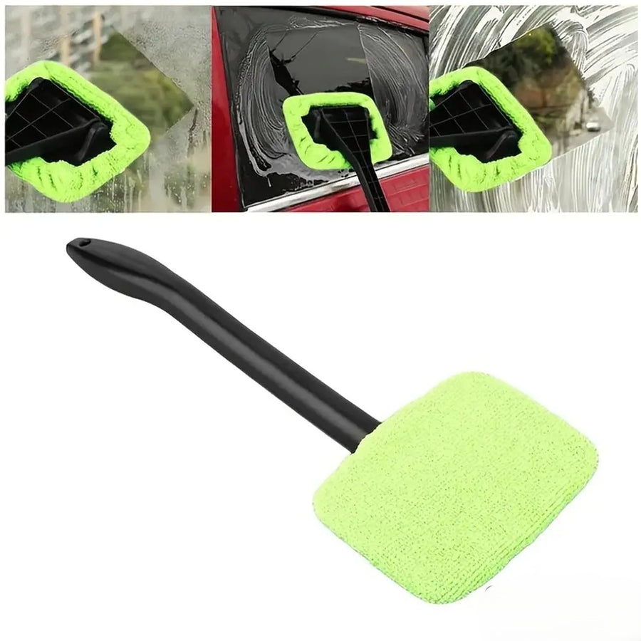 Car Glass Cleaner Wiper with 1 Extra Microfiber Cloth