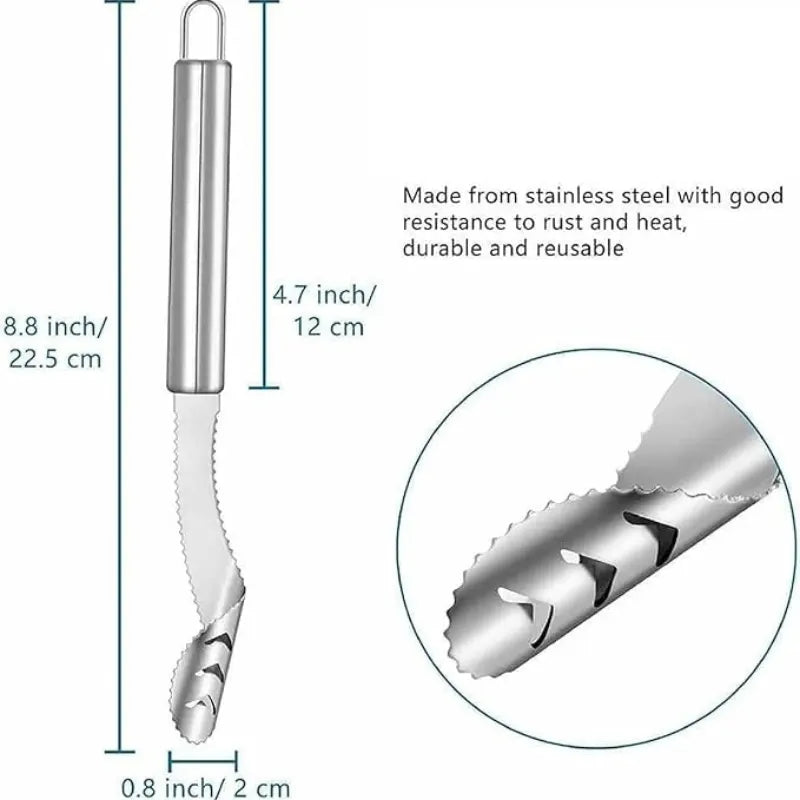 Stainless Steel Chili Corer