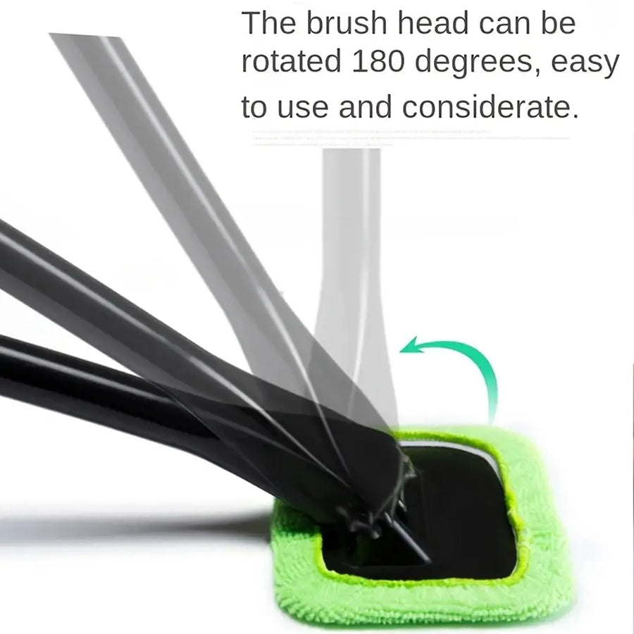 Car Glass Cleaner Wiper with 1 Extra Microfiber Cloth