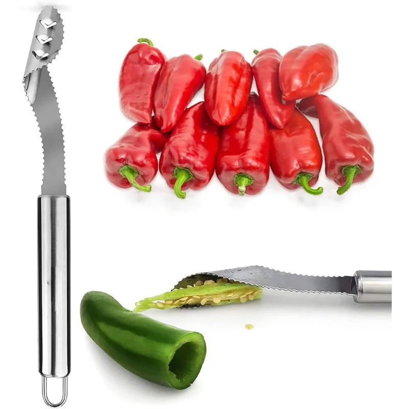 Stainless Steel Chili Corer