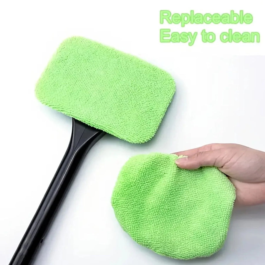 Car Glass Cleaner Wiper with 1 Extra Microfiber Cloth