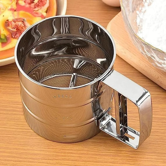 Stainless Steel Flour Sifter (Pack of 1)