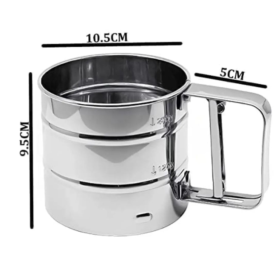 Stainless Steel Flour Sifter (Pack of 1)