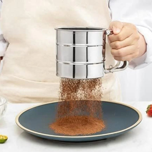Stainless Steel Flour Sifter (Pack of 1)