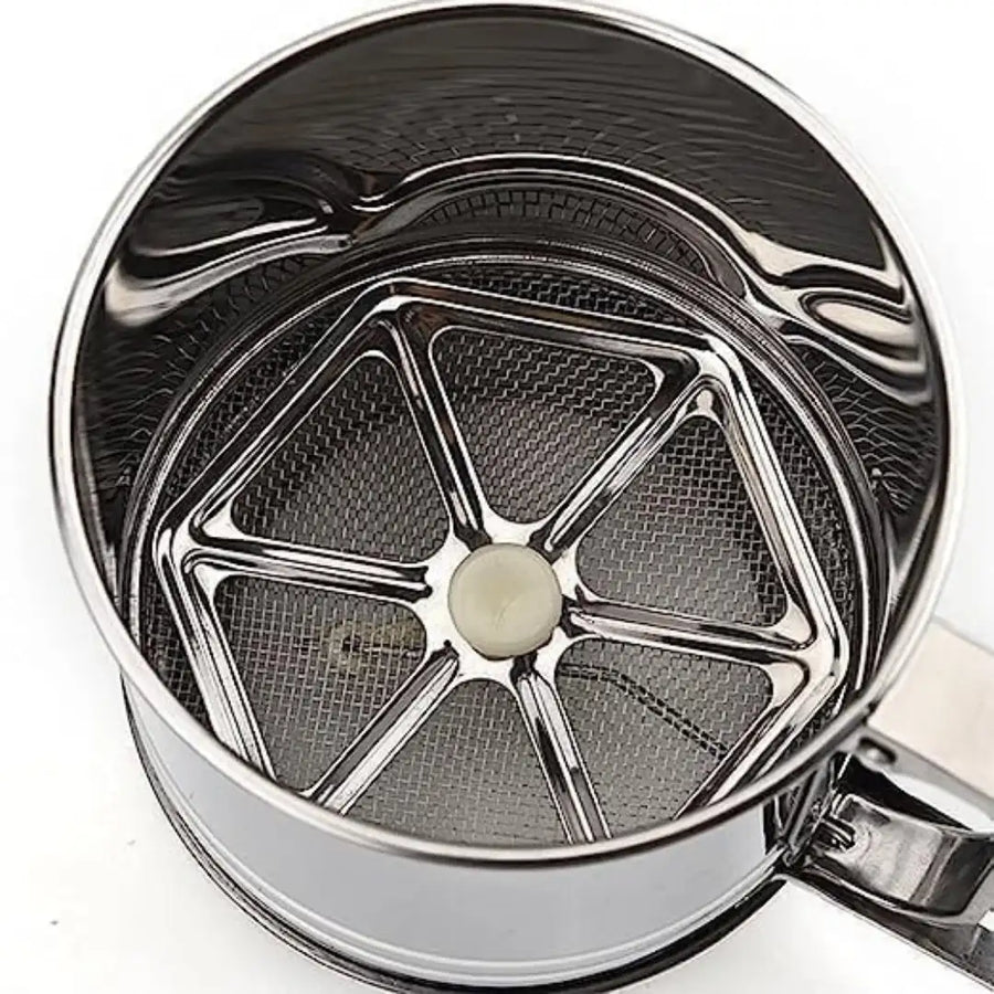Stainless Steel Flour Sifter (Pack of 1)