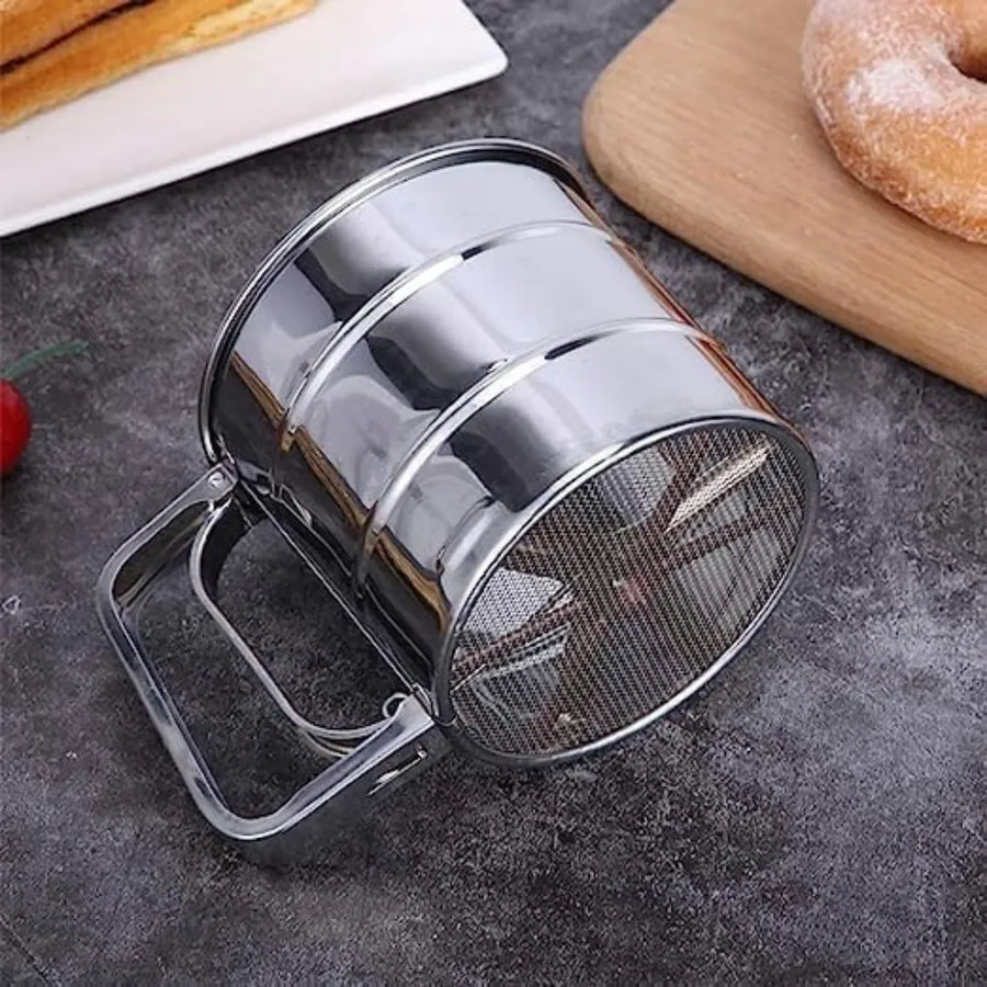 Stainless Steel Flour Sifter (Pack of 1)