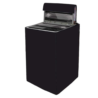 Washing Machine Cover for 6 Kg, 6.5 Kg, 7 Kg and 7.5 Kg (Black)
