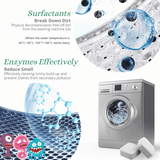Charcoal & Lemon Scented Washing Machine Cleaner Descaling Tablets (Pack of 24)