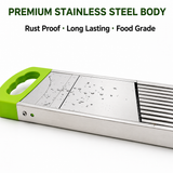 Stainless Steel Potato Slicer Machine & Vegetable Cutter, Lightweight Manual Chips Maker for Potato, Salad, Vegetable & Fruit Slicing
