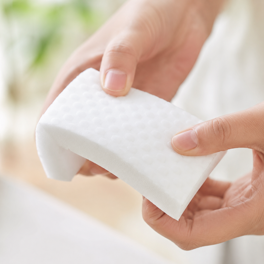 Magic Eraser Cleaning Sponges Pack of 4, Multi-Surface Melamine Foam Cleaning Pads for Kitchen, Bathroom, Walls, Tiles, Sinks & Shoes