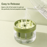 8 Pcs Ice Cream Kulfi Mould, BPA Free Food Grade Reusable Round Ice Box Container, Quick Release Homemade Popsicle & Fruit Ice Pop Maker