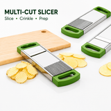Stainless Steel Potato Slicer Machine & Vegetable Cutter, Lightweight Manual Chips Maker for Potato, Salad, Vegetable & Fruit Slicing