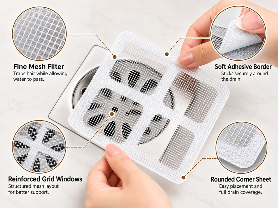 Disposable Drain Hair Catcher (Pack of 10)