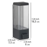 Wall Mounted Liquid Soap Dispenser (Black)