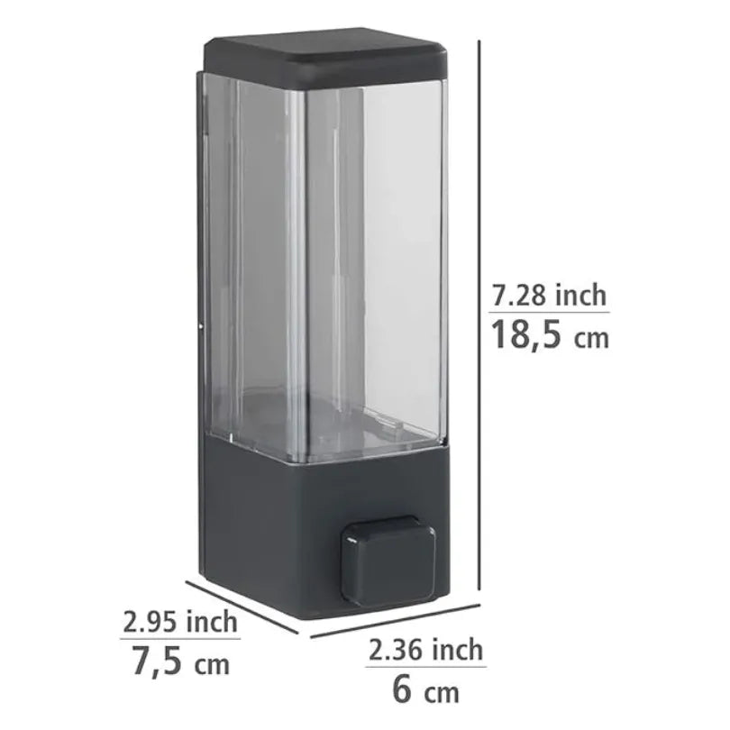 Wall Mounted Liquid Soap Dispenser (Black)