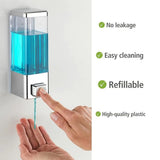 Wall Mounted Liquid Soap Dispenser (White)