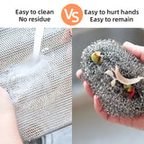 Solitude Non-Scratch Wire Dishcloth (Pack of 25) | Reusable Metal Mesh Cleaning Cloth