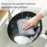 Solitude Non-Scratch Wire Dishcloth (Pack of 25) | Reusable Metal Mesh Cleaning Cloth