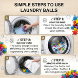 Washing Machine Clothes Cleaner Balls (Pack of 20)