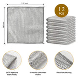 Double Layer Non Scratch Wire Dishcloth (12 Pieces)
